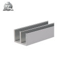 rotura de puente térmico 6063 t5 doble canal u perfil de aluminio para ventana